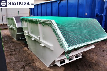 Siatki Namysłów - Siatka przykrywająca na kontener - zabezpieczenie przewożonych ładunków dla terenów Namysłowa